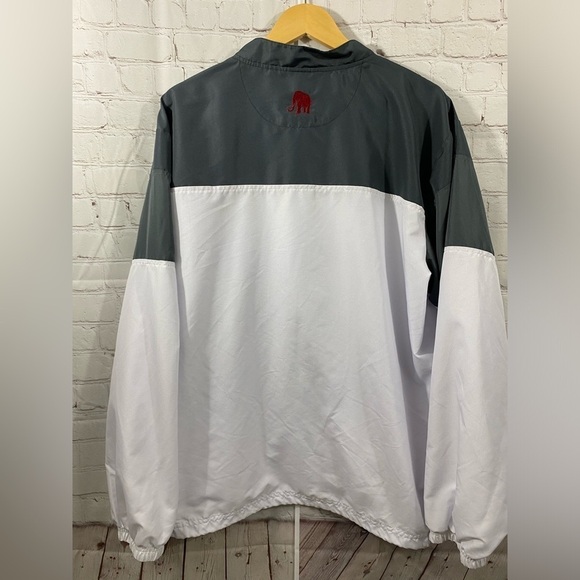 Alabama Crimson Men's Track Jacket Full Zip Active Running Windbreaker Size XL - Picture 11 of 13